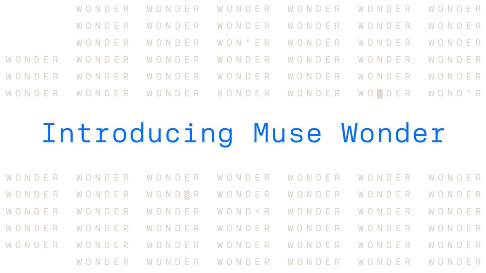 메타 Muse Wonder 공식 소셜 이미지